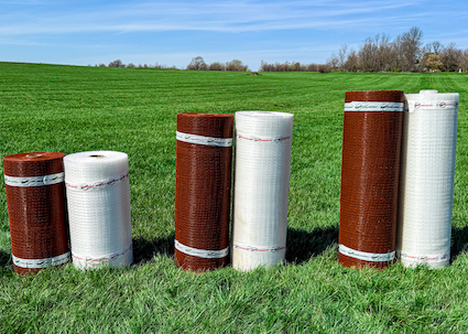 3 side by side rolls of sod netting available from Magnum.
